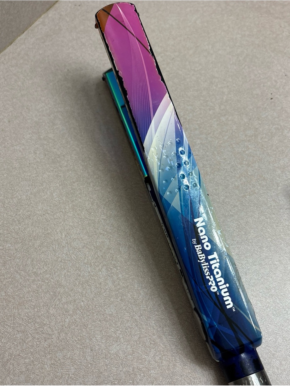 Babyliss Pro Nano Titanium Flat Iron Hair Straightener 1 1/4" BNTPR2091TR Tested